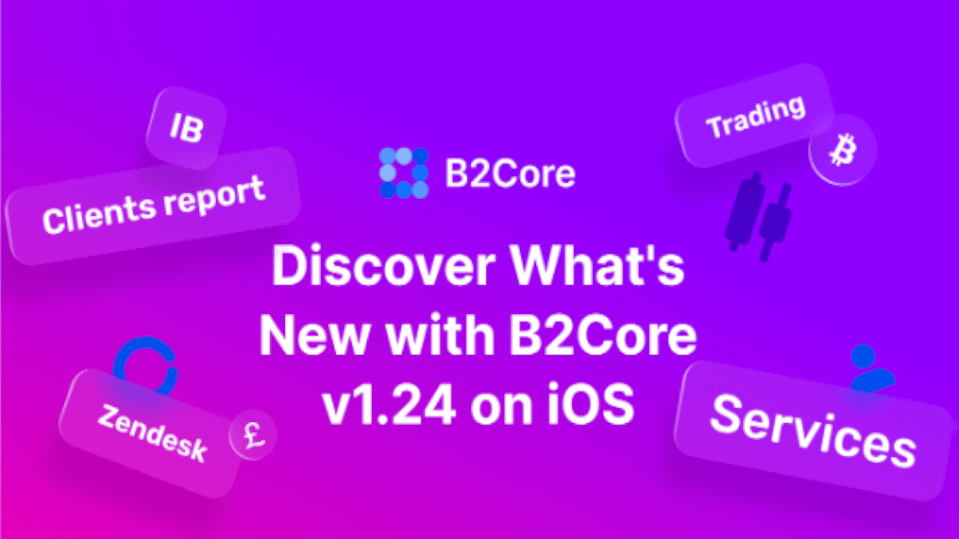 B2Core iOS v1.24 Integrates Zendesk, Extends IB Reports and Introduces Services Section