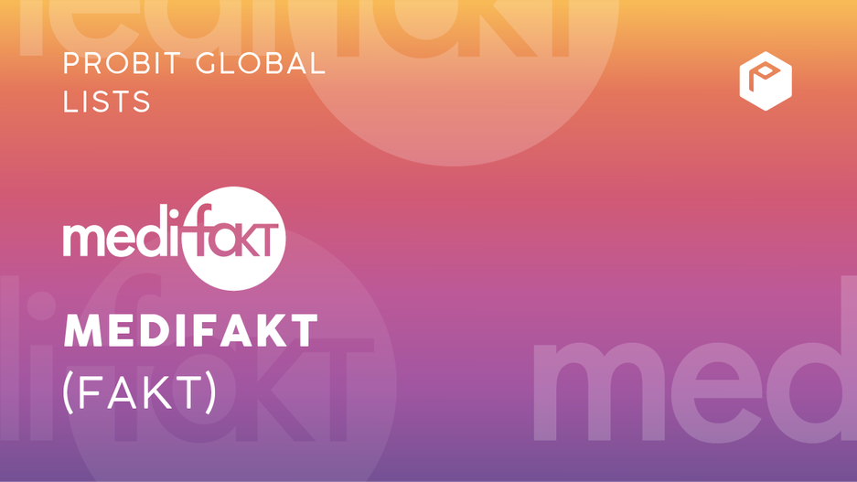 Token of World’s Patient Data Aggregator Lists on ProBit Global