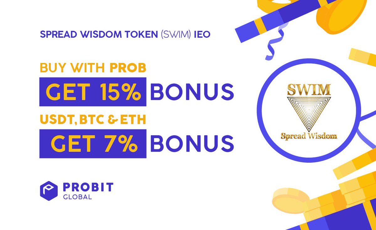 IEO of SWIM’s World-First Knowledge-Sharing Utility Token Starts on ProBit Global