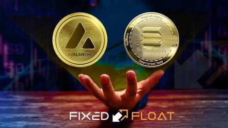 Rising Exchange FixedFloat Adds New Coins: Avalanche (AVAX), Solana (SOL)